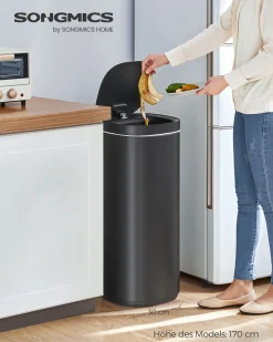 Astrid skraldespand | 50 L - Sort