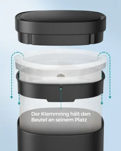 Astrid skraldespand | 50 L - Sort
