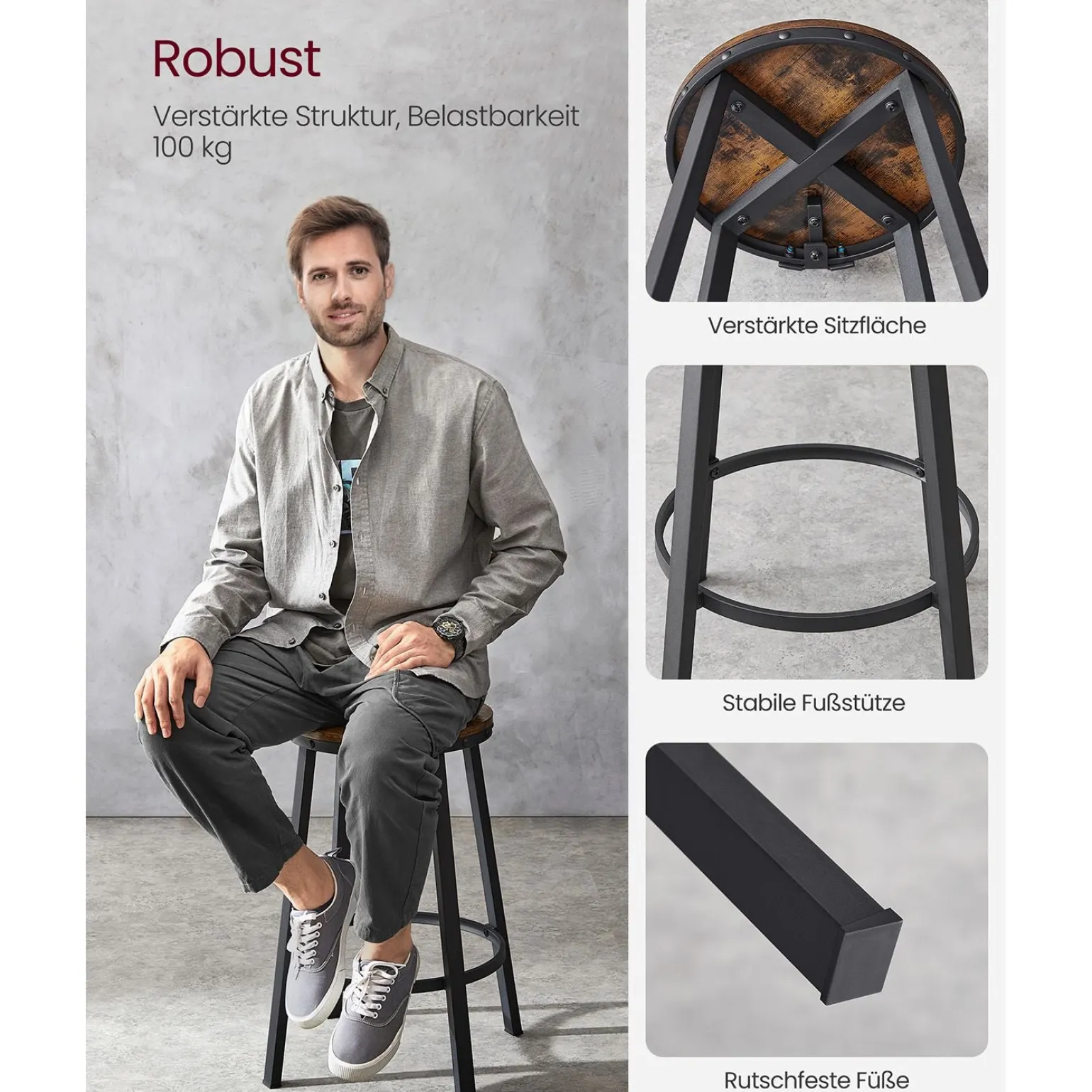 Barcelona barstole | 2 stk.