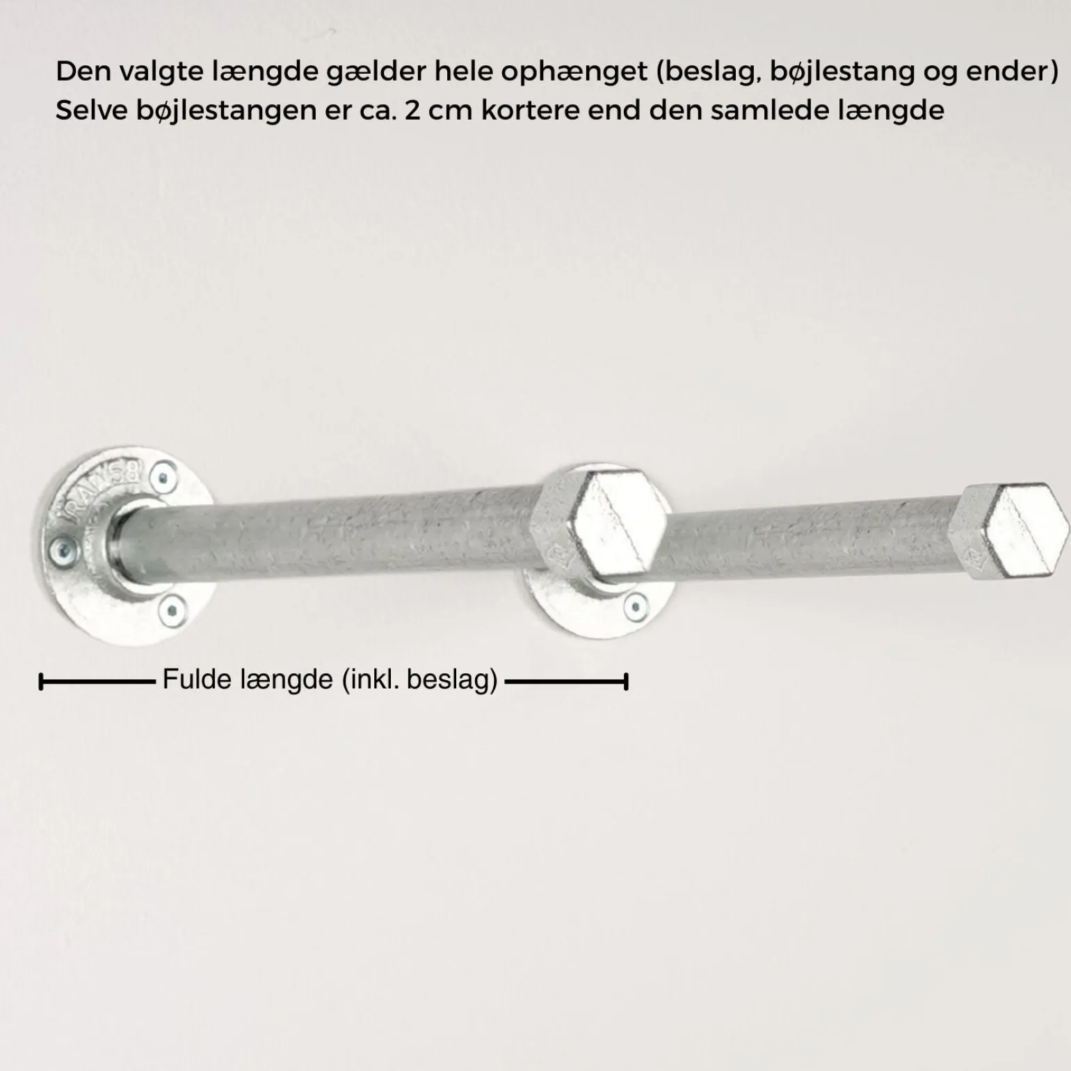 Bøjlestang EBBA sølv