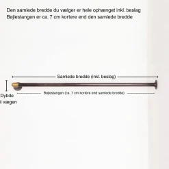 Bøjlestang LIAM sort