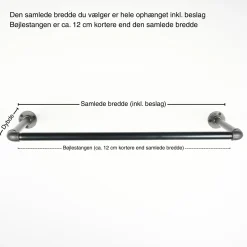 Bøjlestang SARA sort