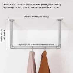 Bøjlestang WILLIAM sølv