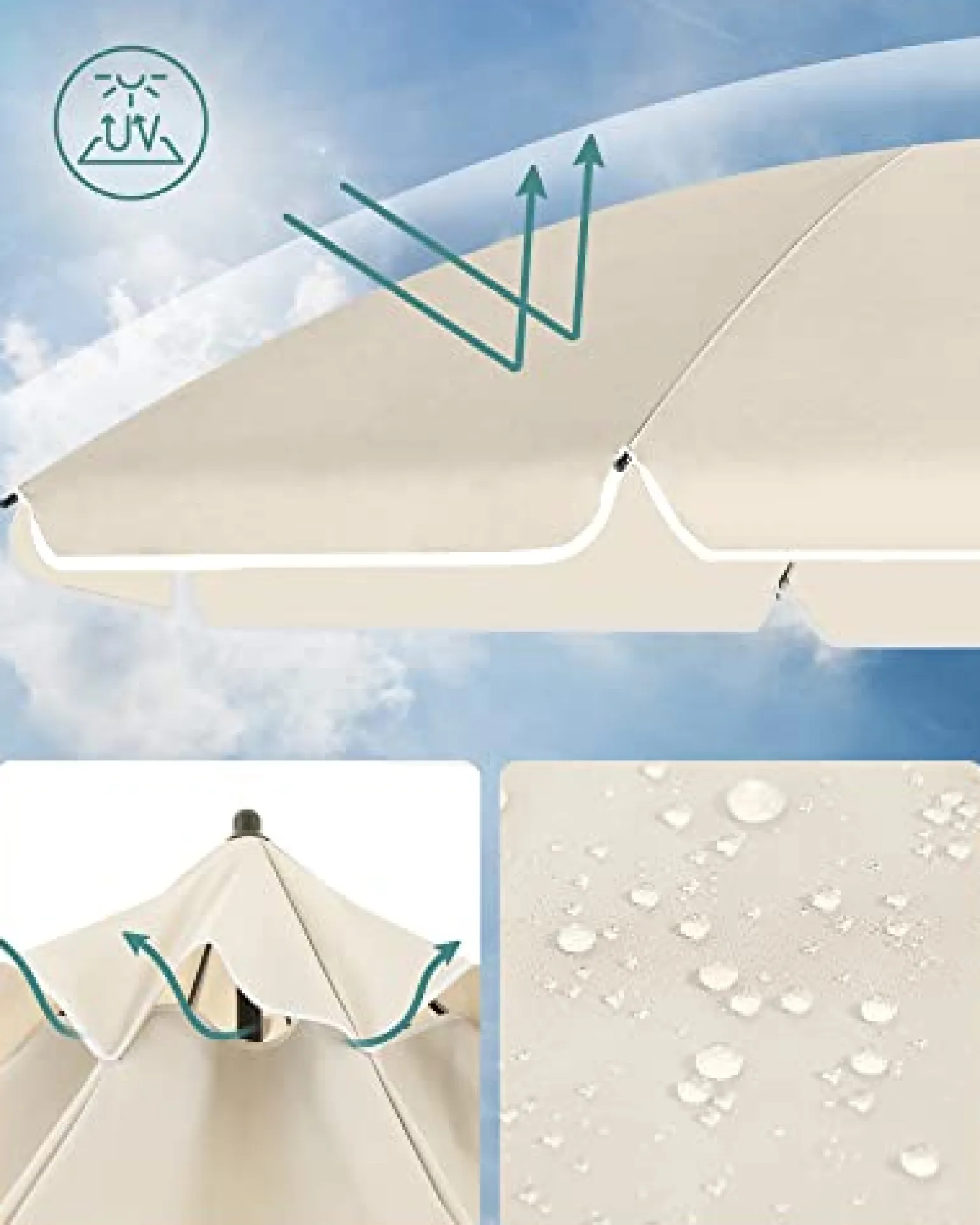 Conor parasol - Beige