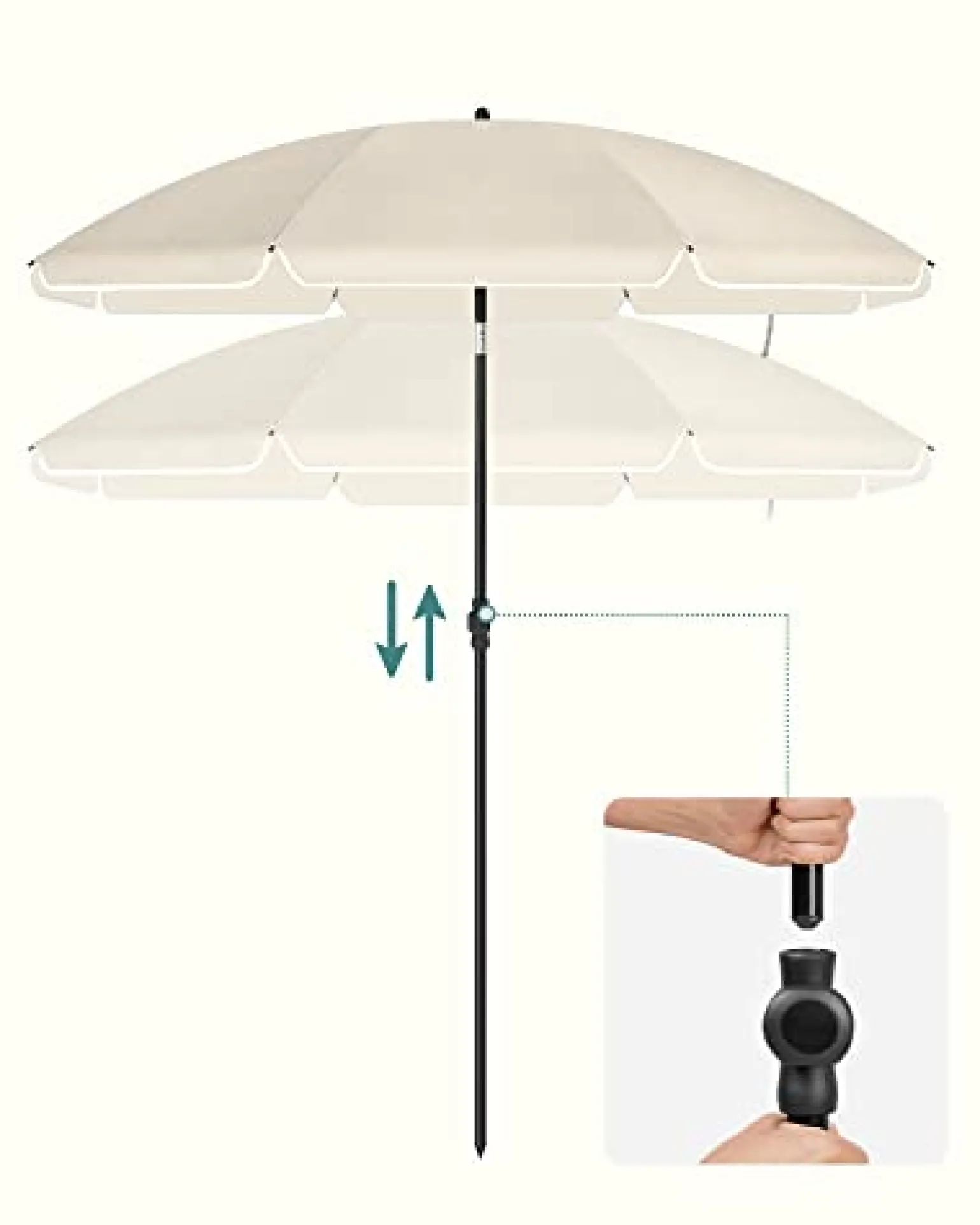 Conor parasol - Beige