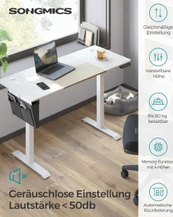 Elena skrivebord - Hvid