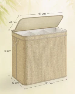 Emil vasketøjskurv - Beige