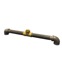 Fod til tøjstativ - sort 3/4"