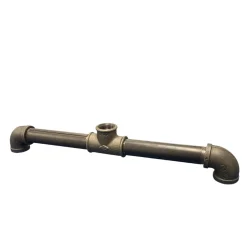 Fod til tøjstativ - sort 3/4"