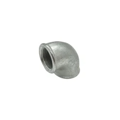 Galvaniseret 90 grader vinkel med muffe/muffe 3/4"