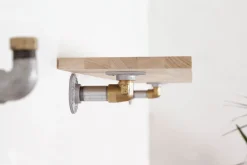Hylde ELLA sølv med messing (20 cm dybde)