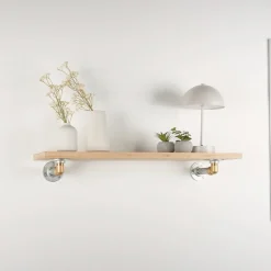 Hylde ELLA sølv med messing (40 cm dybde)