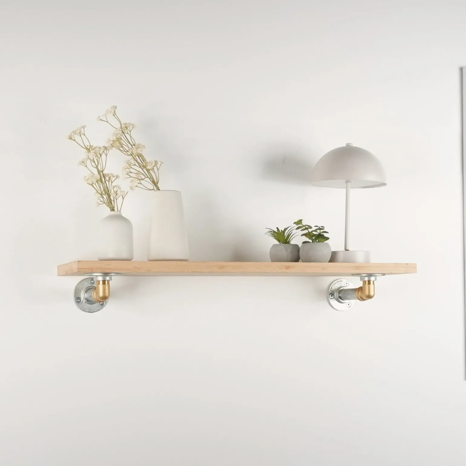 Hylde ELLA sølv med messing (40 cm dybde)