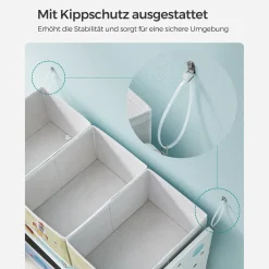 Leon opbevaringskasser til børn - Hvid
