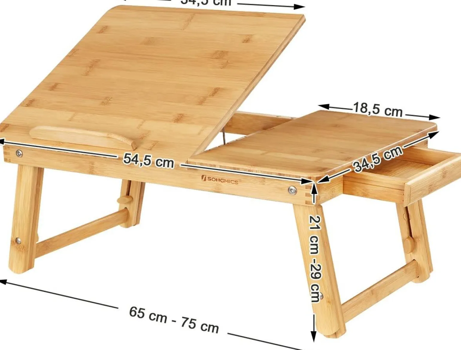 Luis multifunktionelt foldbart bærbar bord - Bambus