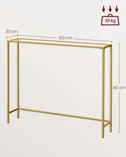Malthe konsolbord - Guld