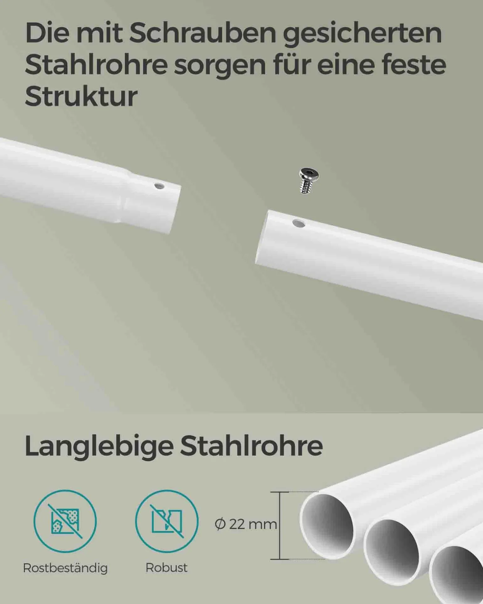 Malthe tøjstativ - Beige