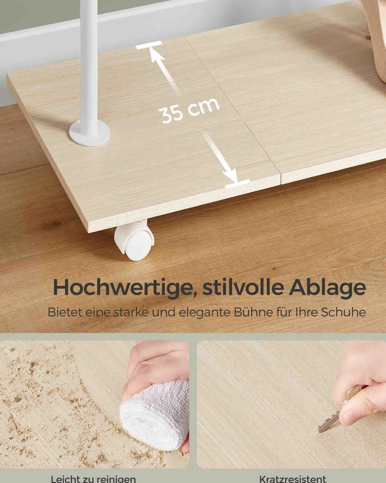 Malthe tøjstativ - Beige