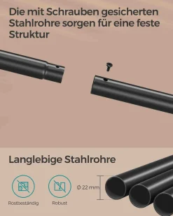 Malthe tøjstativ - Brun