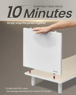 Oscar tv-bord - Hvid
