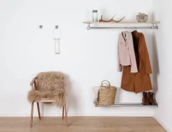 Skoreol SOPHIA sølv med messing