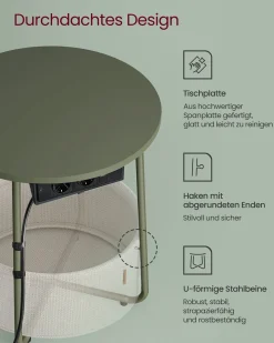 Tokyo senge- og sidebord - Grøn