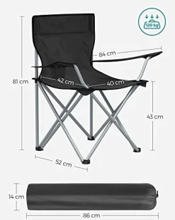 Vincent Campingstol | 2 stk.