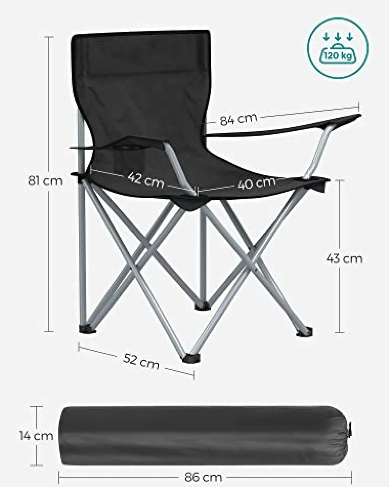 Vincent Campingstol | 2 stk.
