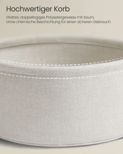 William senge- og sidebord - Hvid/hvid kurv