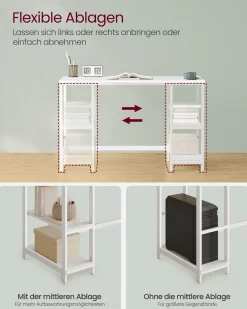 Zurich skrivebord - Hvid
